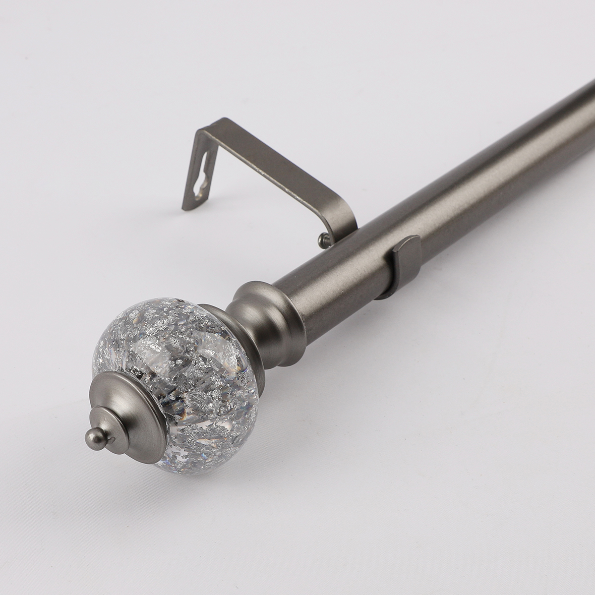 Competitive Price Modern Curtain Rod Set Eco-friendly Customized Length Contracted Curtain Poles Tracks Accessories