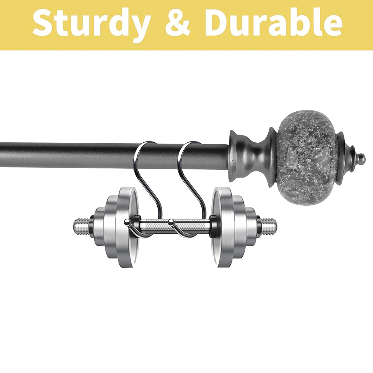 Competitive Price Modern Curtain Rod Set Eco-friendly Customized Length Contracted Curtain Poles Tracks Accessories