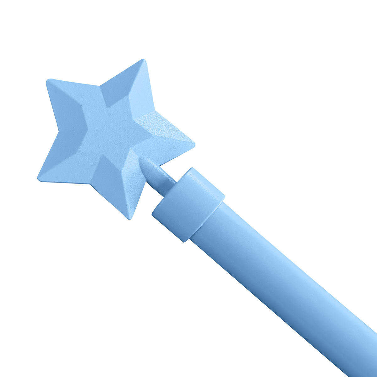 Modern Design Factory Wholesale Window Curtain Rod Pole Set New Colorful Star Pattern Extendable for Home Decoration