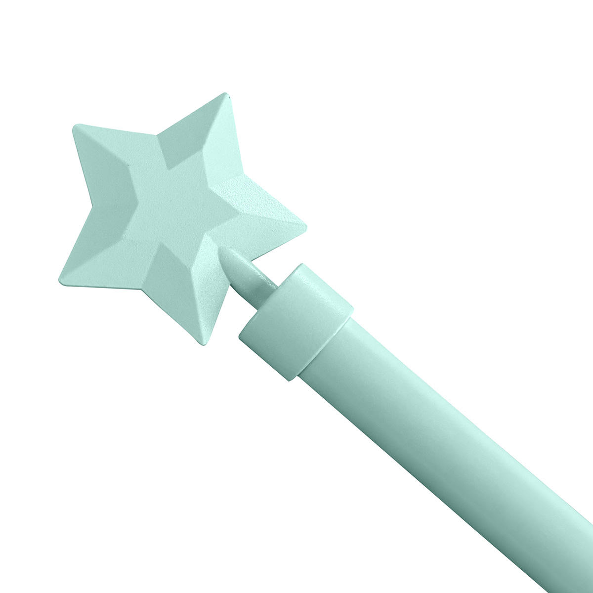 Modern Design Factory Wholesale Window Curtain Rod Pole Set New Colorful Star Pattern Extendable for Home Decoration