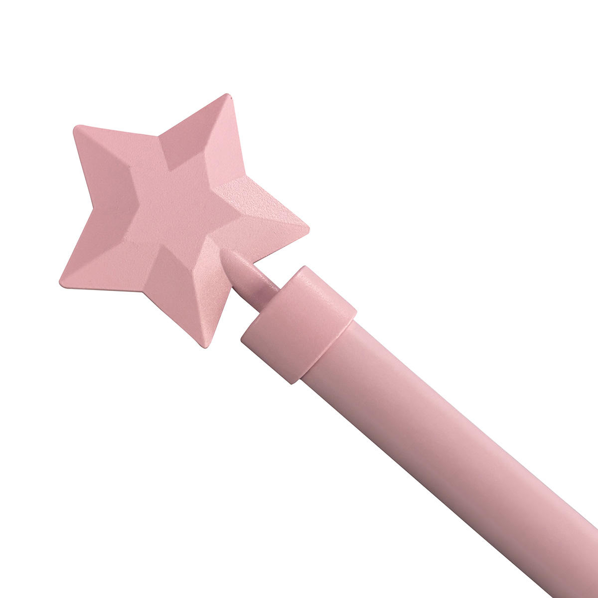 Modern Design Factory Wholesale Window Curtain Rod Pole Set New Colorful Star Pattern Extendable for Home Decoration