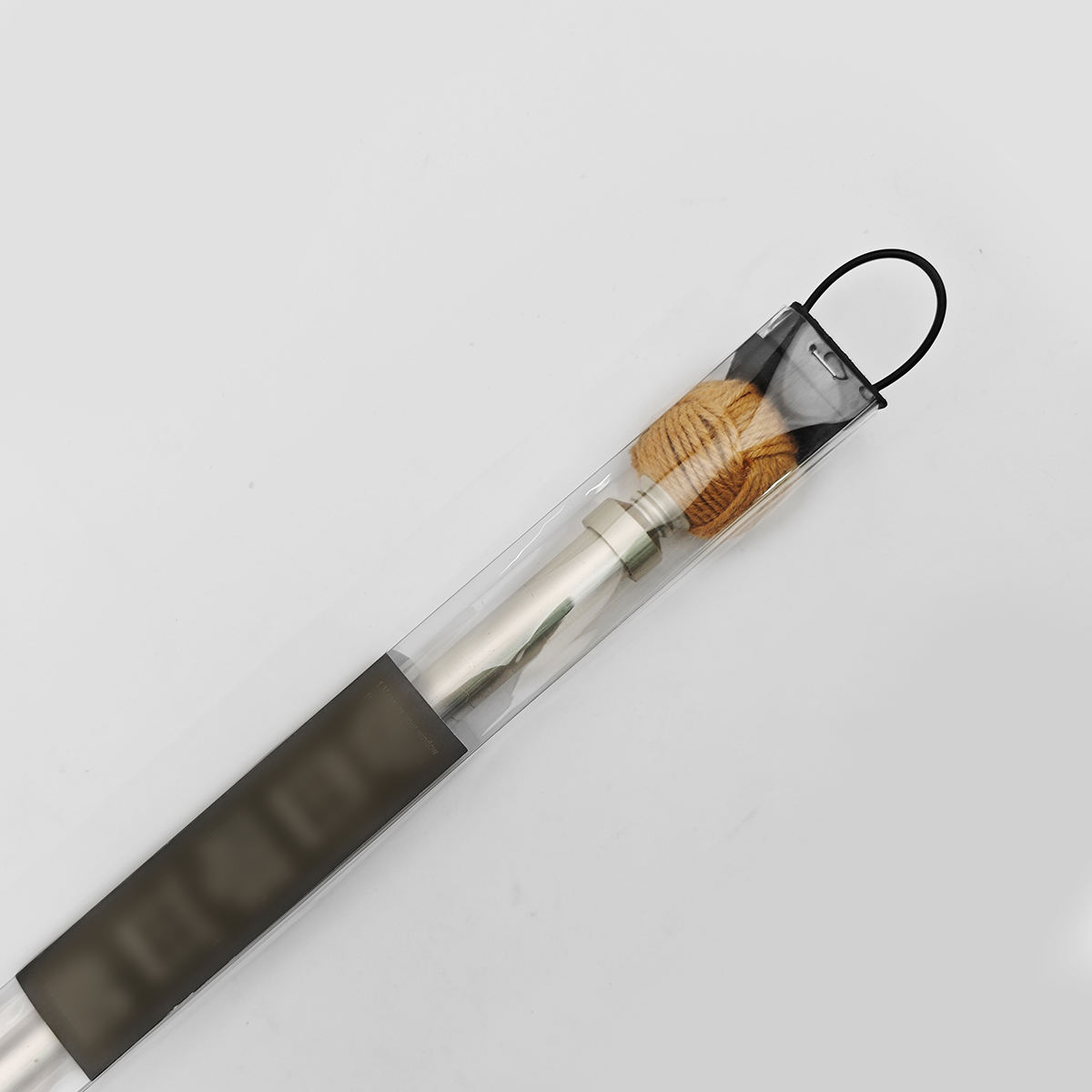 New Design Straw Round Head Curtain Rod Metal and Accessories Eco-friendly Modern Curtain Rods Pole Sets