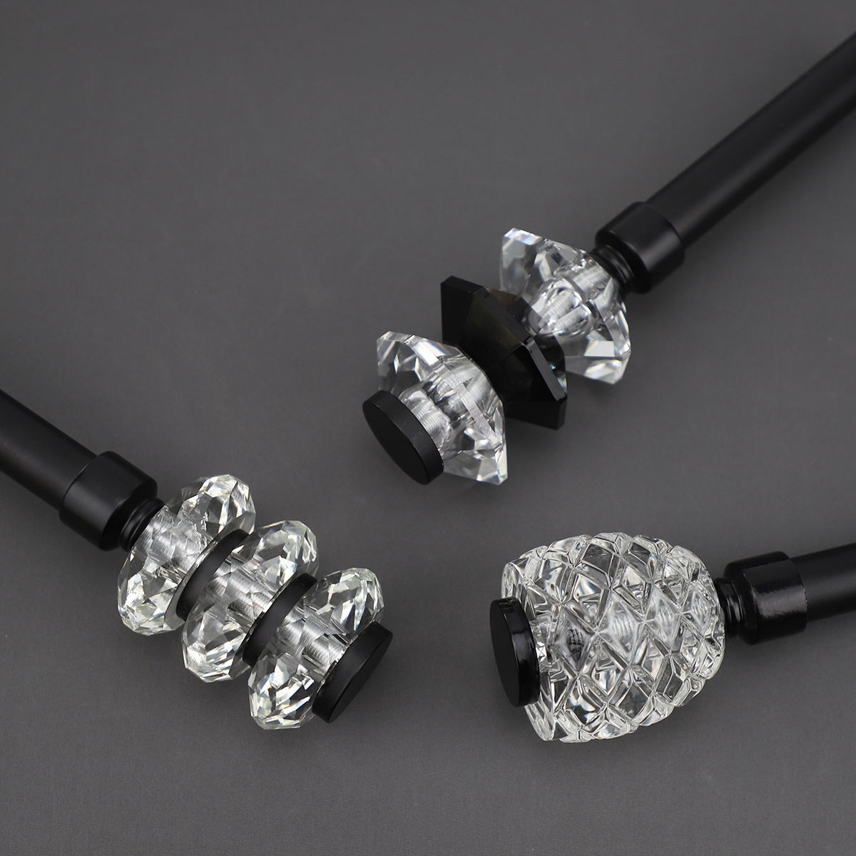 High Quality Eco-friendly Modern Style Aluminum Alloy Window Curtain Rod Accessories Customized Designs FAST Installation