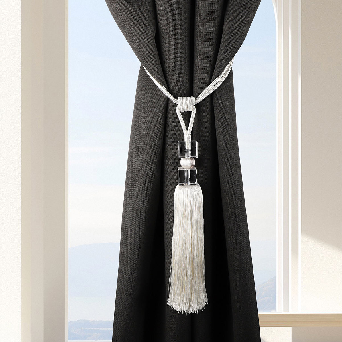 Modern Window Curtain Holdback with Tassel Tiebacks New Design for Modern Decoration Factory Wholesale for Curtains