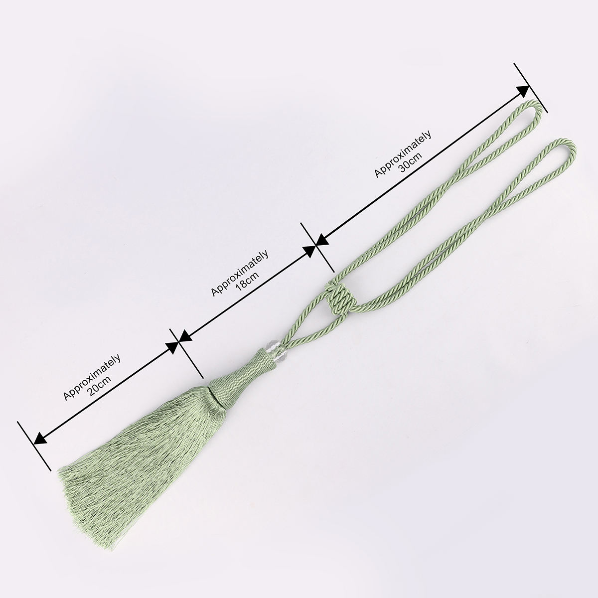 Luxury Handmade Rope Window Curtain Tassel Tiebacks Modern Design Home Decorative Fancy Curtain Tassels for Curtains