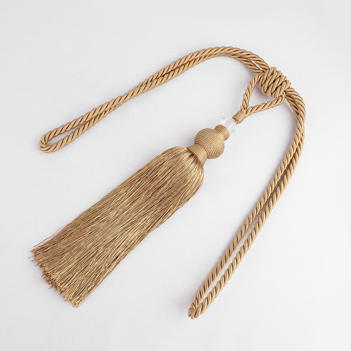 Luxury Modern Decorative Window Curtain Rod Fittings High Quality Curtain Cord Tiebacks Accessories for Curtain Poles & Tracks