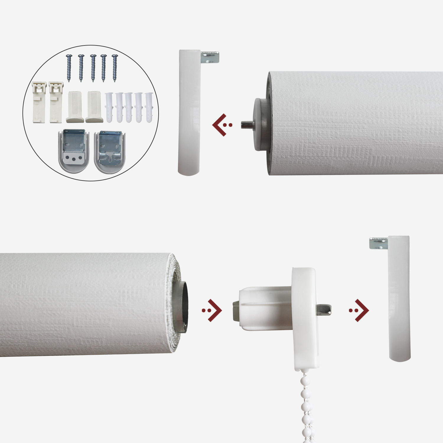 Blackout Roller Blinds Shades Polyester Custom Specific Pattern Wholesale Roller Blinds