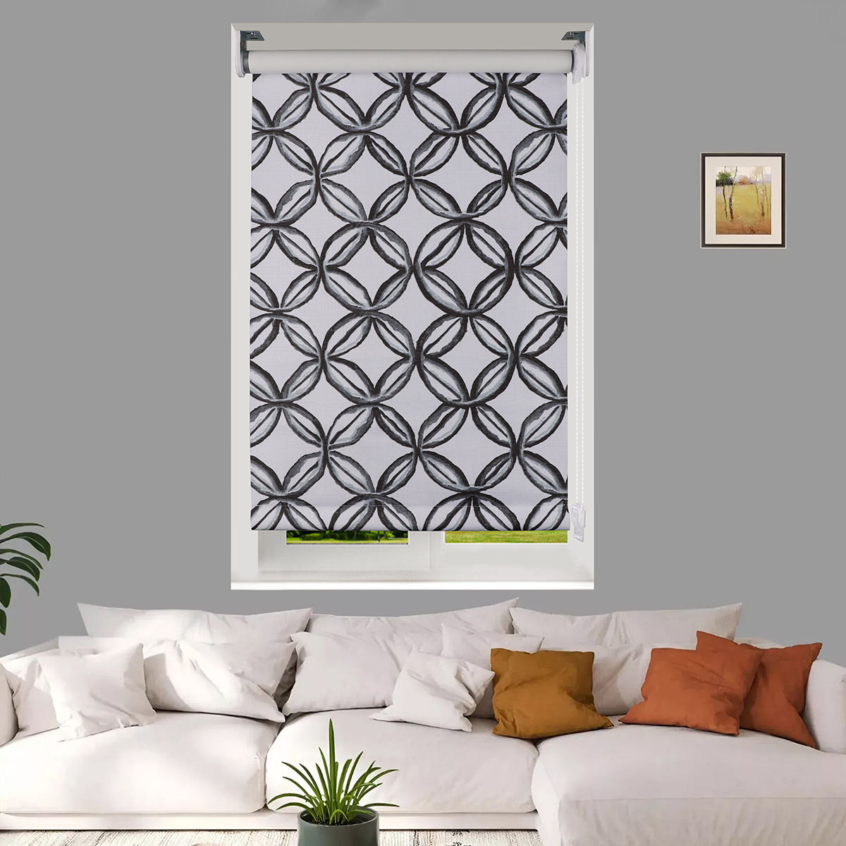 Customized Blackout Office Roller Shades New Design Style Manual Bead Chain Classic Roller Blinds for Window Free Available