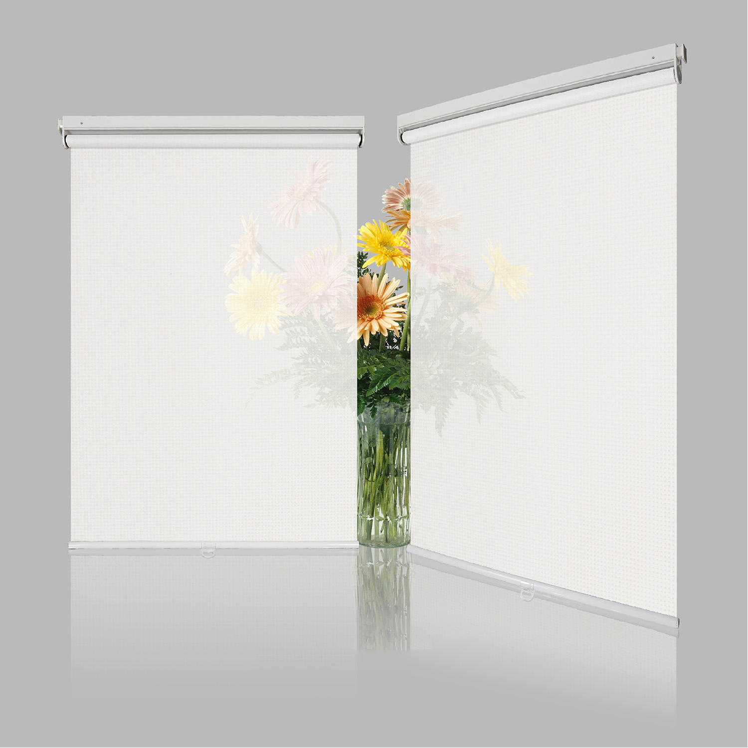 Customized 100% Blackout Cordless Pleated Roller Blinds for Windows Classic Office Hotels Factory Supplied No Drill Polyester