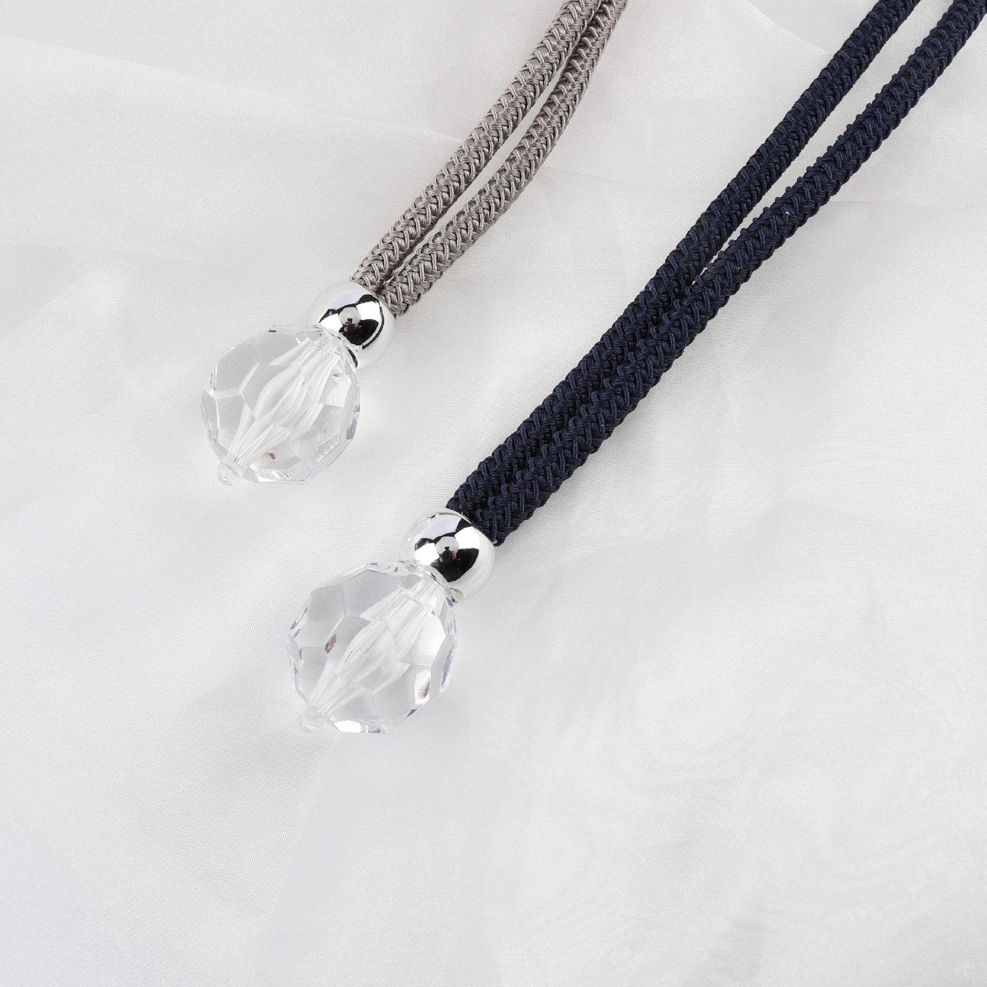 Designer Pick Custom Cream White Aesthetic Feeling Blackout Curtain Tie Back Classic Design for Curtain Poles Tracks Accessories