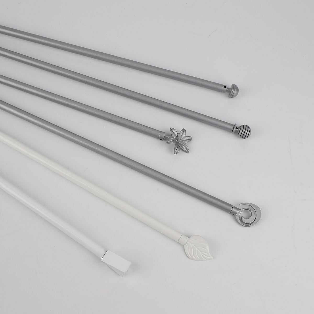 Wholesale Modern Durable Metal Coffee Curtain Rod Fitting Room Cafe Rod Pole for Europe Windows