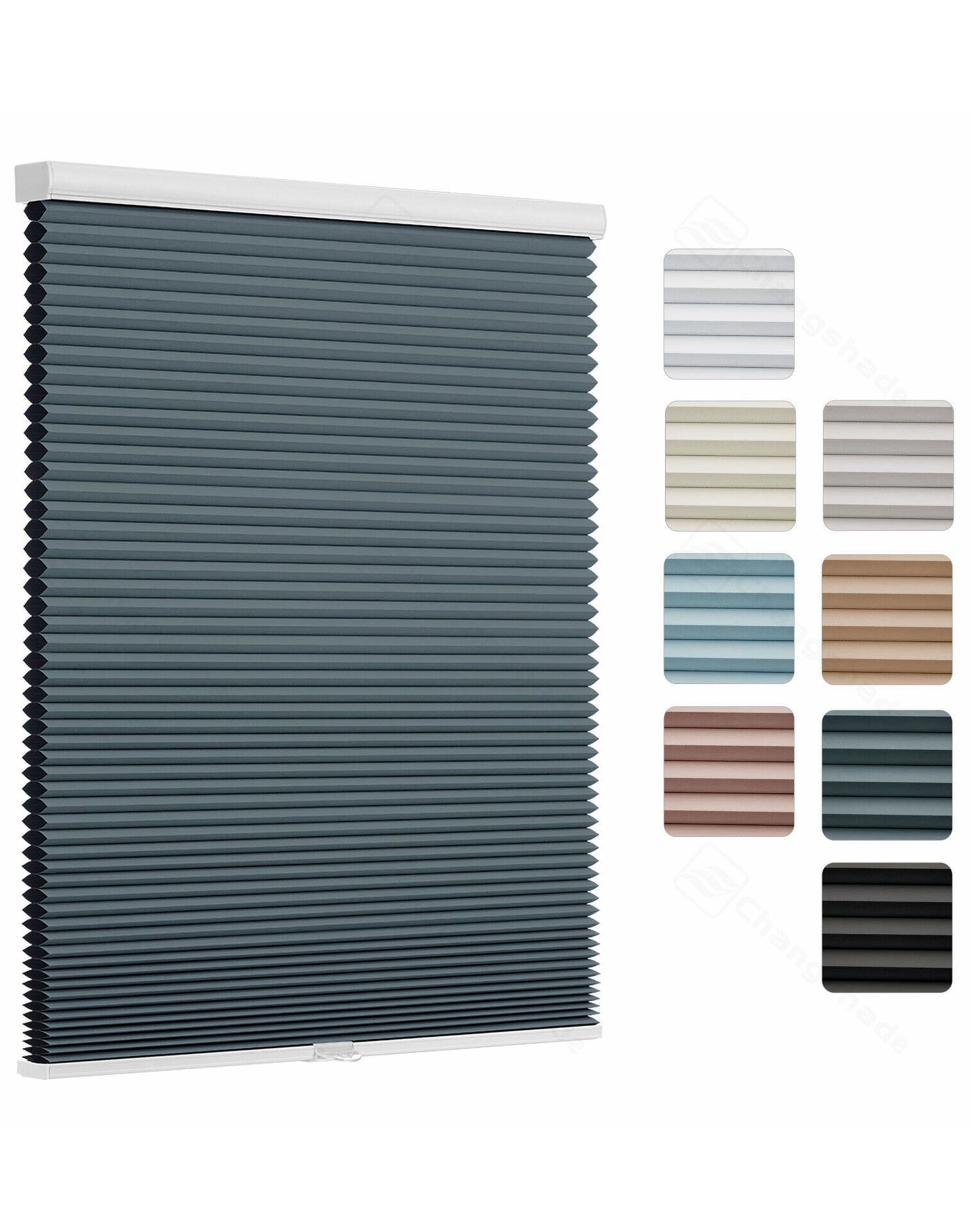 Top Bottom Cordless Cellular Blinds Modern Blackout Honeycomb Shades Spring Plissee Manual Waterproof Blackout Cellular Modern