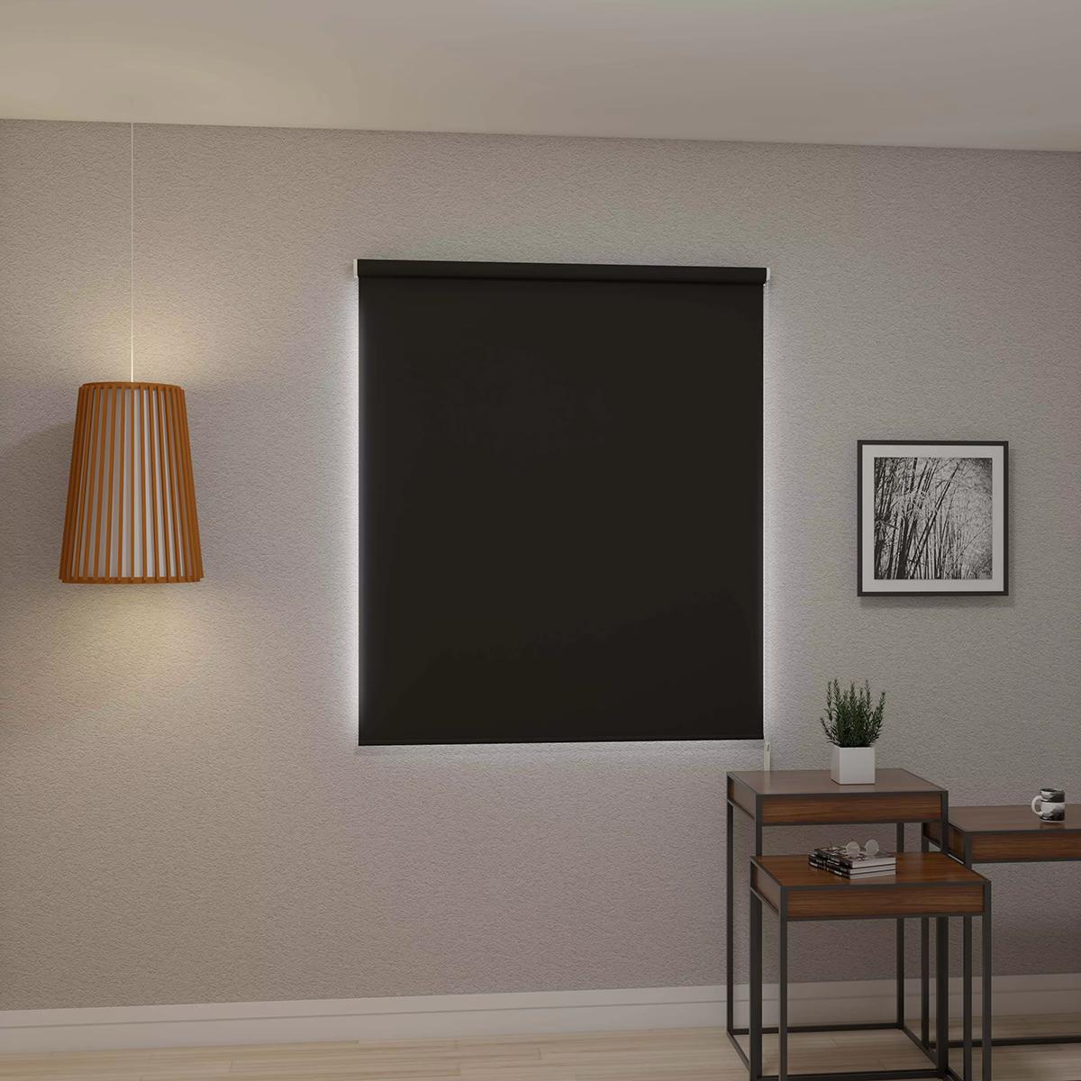 Light Weight Manual Roller Blind Indoor Home Sunshade Fully Blackout Fabric Roller Window Curtains Sun Fabric Roller Curtains