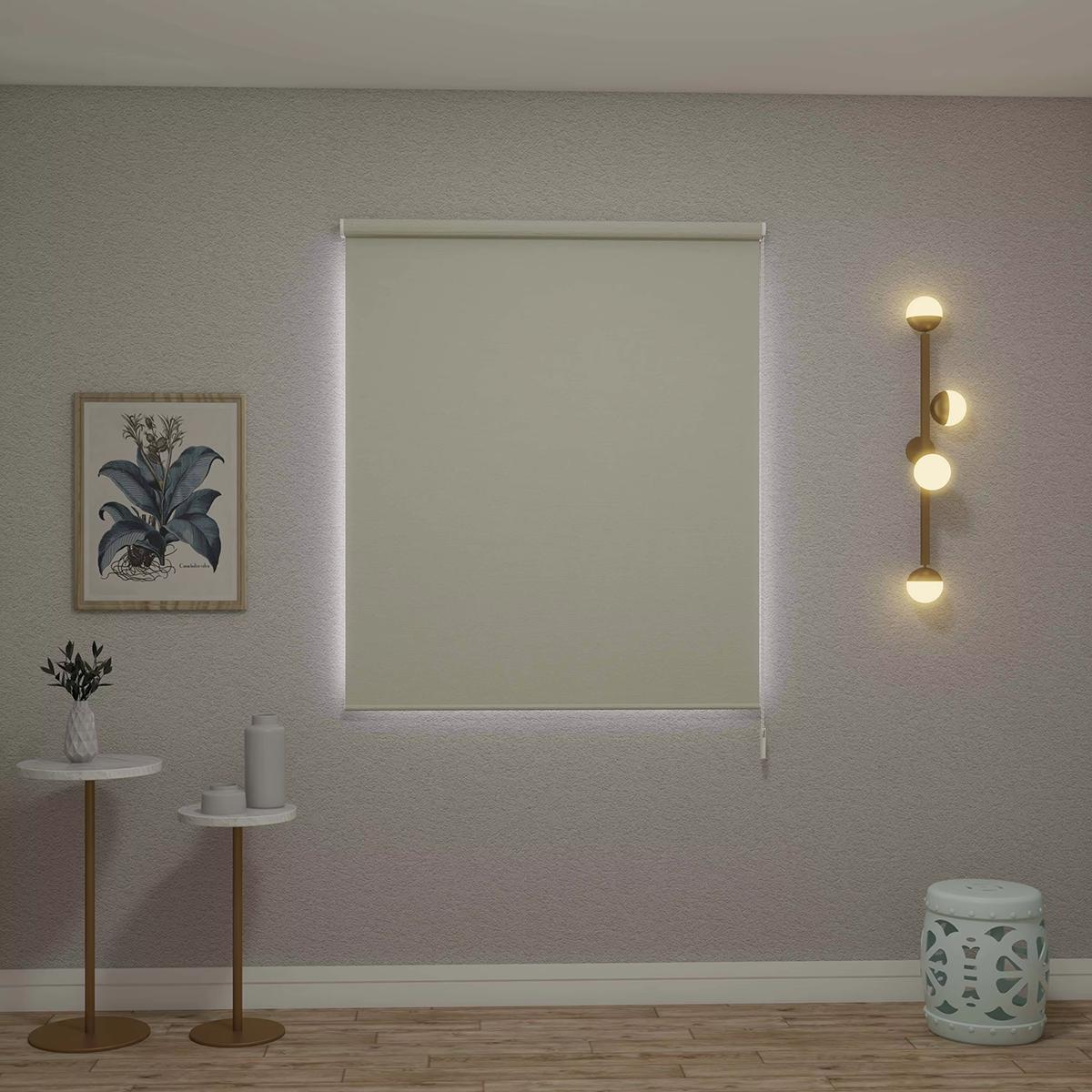 Light Weight Manual Roller Blind Indoor Home Sunshade Fully Blackout Fabric Roller Window Curtains Sun Fabric Roller Curtains