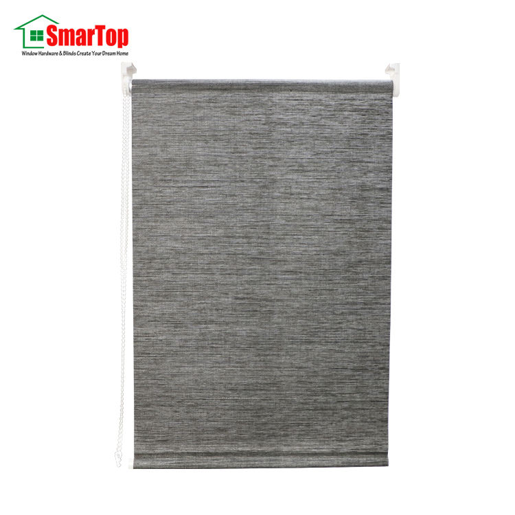 Manual Operation Polyester Roller Blind Day and Night Blackout Curtain for Home Window Shades & Shutters