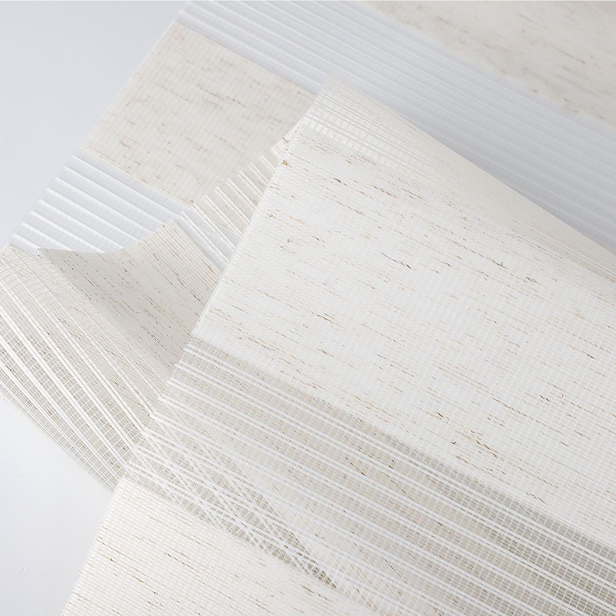 Custom-made Quality American Fabric Plain Horizontal Window Blinds Blackout Home Day Night Double Layer Roller Blinds Zebra