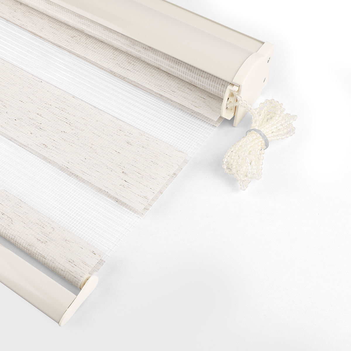 Modern New Day Night Zebra Blind Built-In Horizontal Plain Fabric Factory Wholesale for Windows