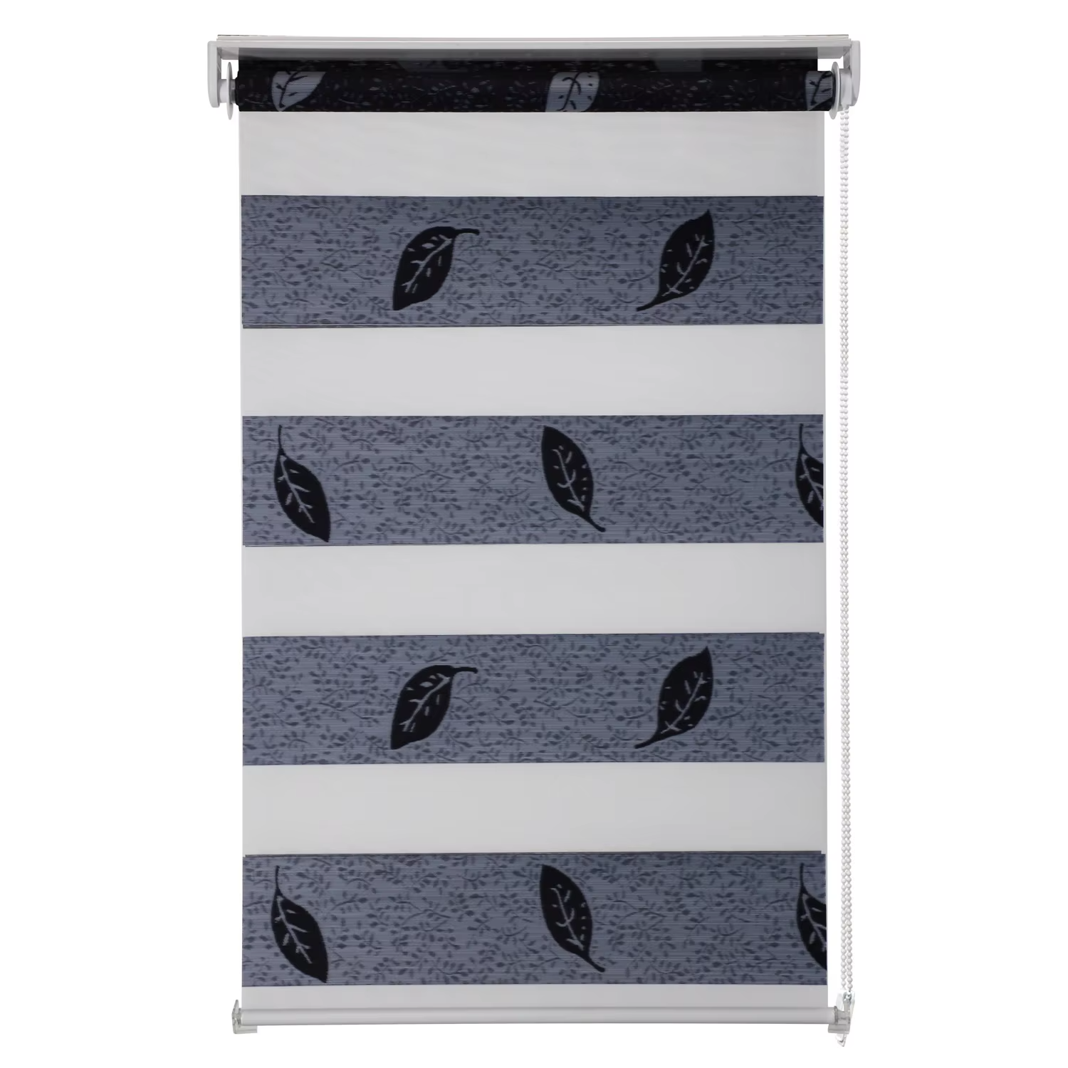 Modern Design Zebra Blinds Waterproof Window Manual Sunscreen Plisse with Horizontal Pattern for Hotel or Home