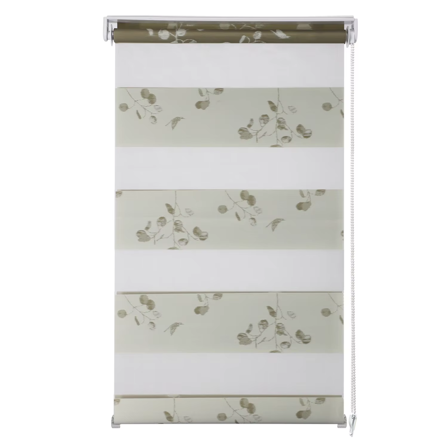 Modern Design Zebra Blinds Waterproof Window Manual Sunscreen Plisse with Horizontal Pattern for Hotel or Home