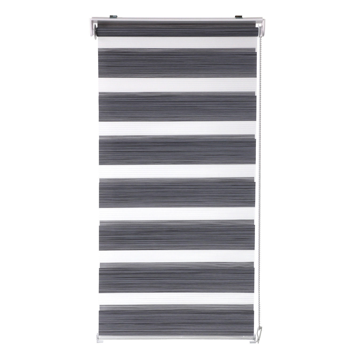 Polyester rainbow Blind Grey Linen Great Cut Trim zebra Blind Shutter Shade