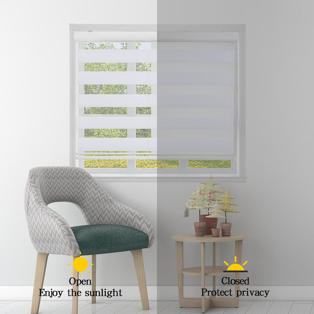 High Quality Rainbow Double Roller Blind Classic Design Spring Blinds at an Price Manufactured for Window
