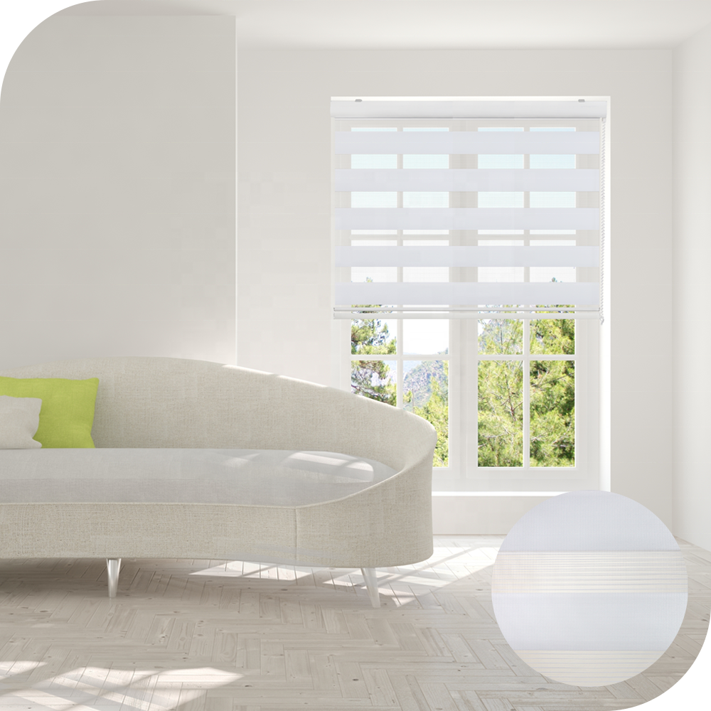 High Quality Rainbow Double Roller Blind Classic Design Spring Blinds at an Price Manufactured for Window