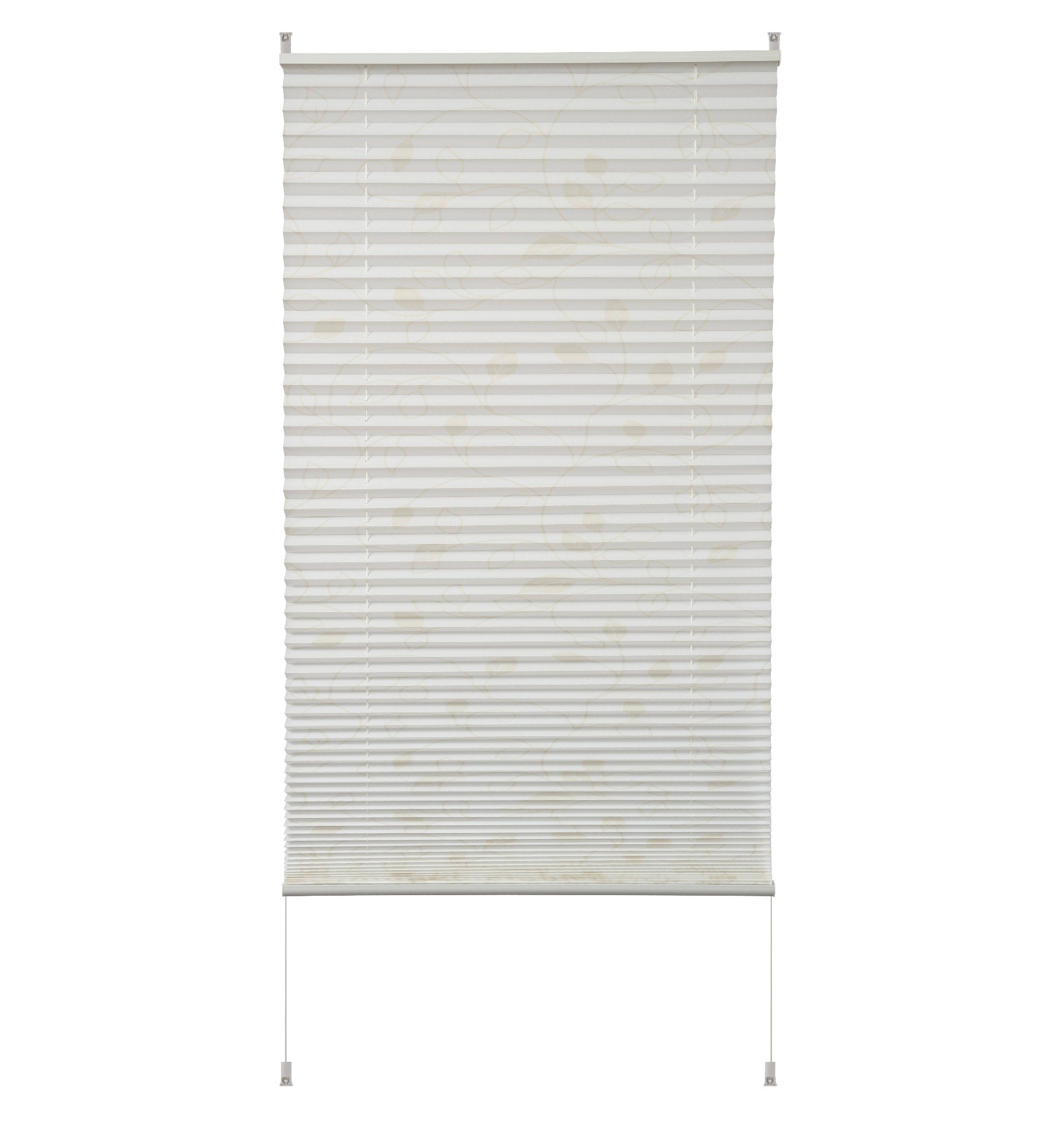 High Quality Yellow Flower Pleated Blinds Horizontal Pattern Tight Window Covering Made by Manufacturer