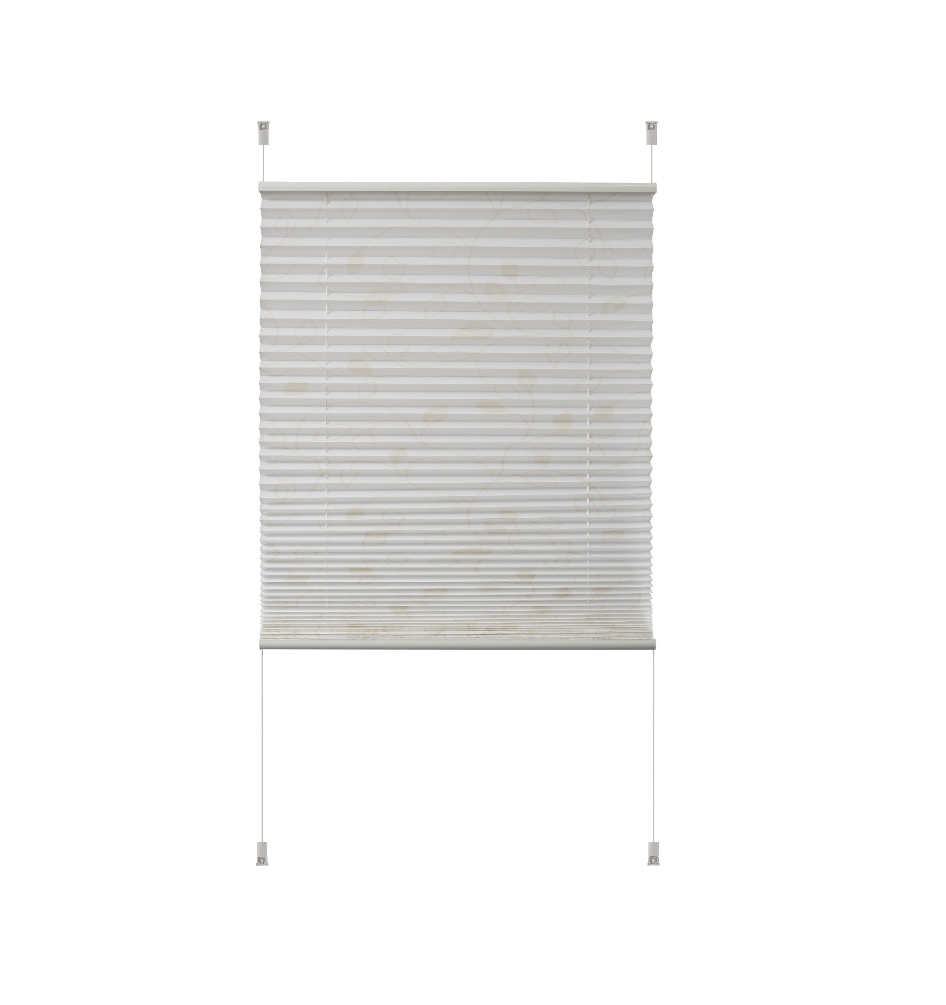 High Quality Yellow Flower Pleated Blinds Horizontal Pattern Tight Window Covering Made by Manufacturer