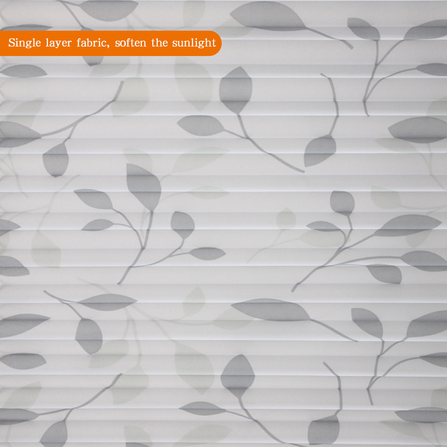 Modern Design Pleated Blinds Easy Fix Sun Shading Fabric for up Down Windows Manufacture Pleated Shade Fabric Window Shades