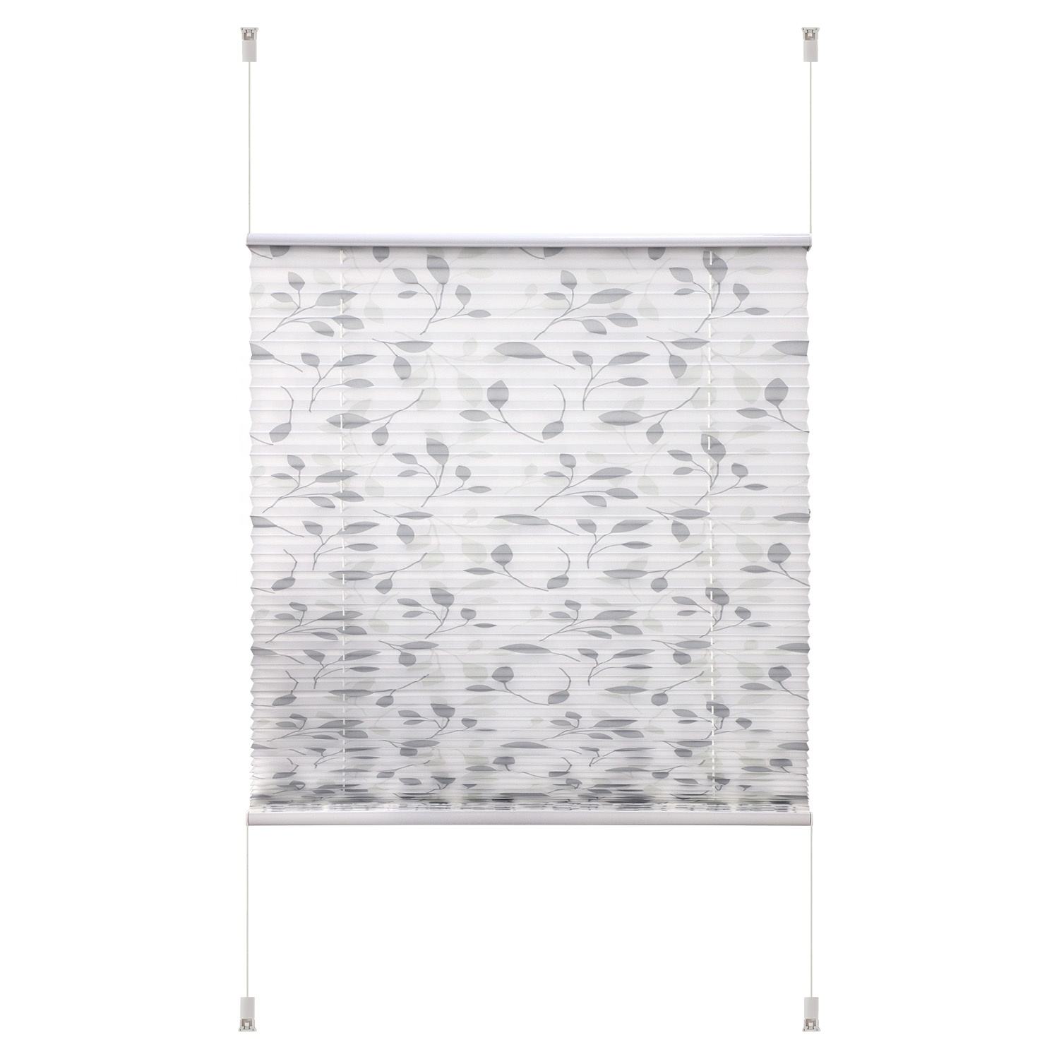 Modern Design Pleated Blinds Easy Fix Sun Shading Fabric for up Down Windows Manufacture Pleated Shade Fabric Window Shades