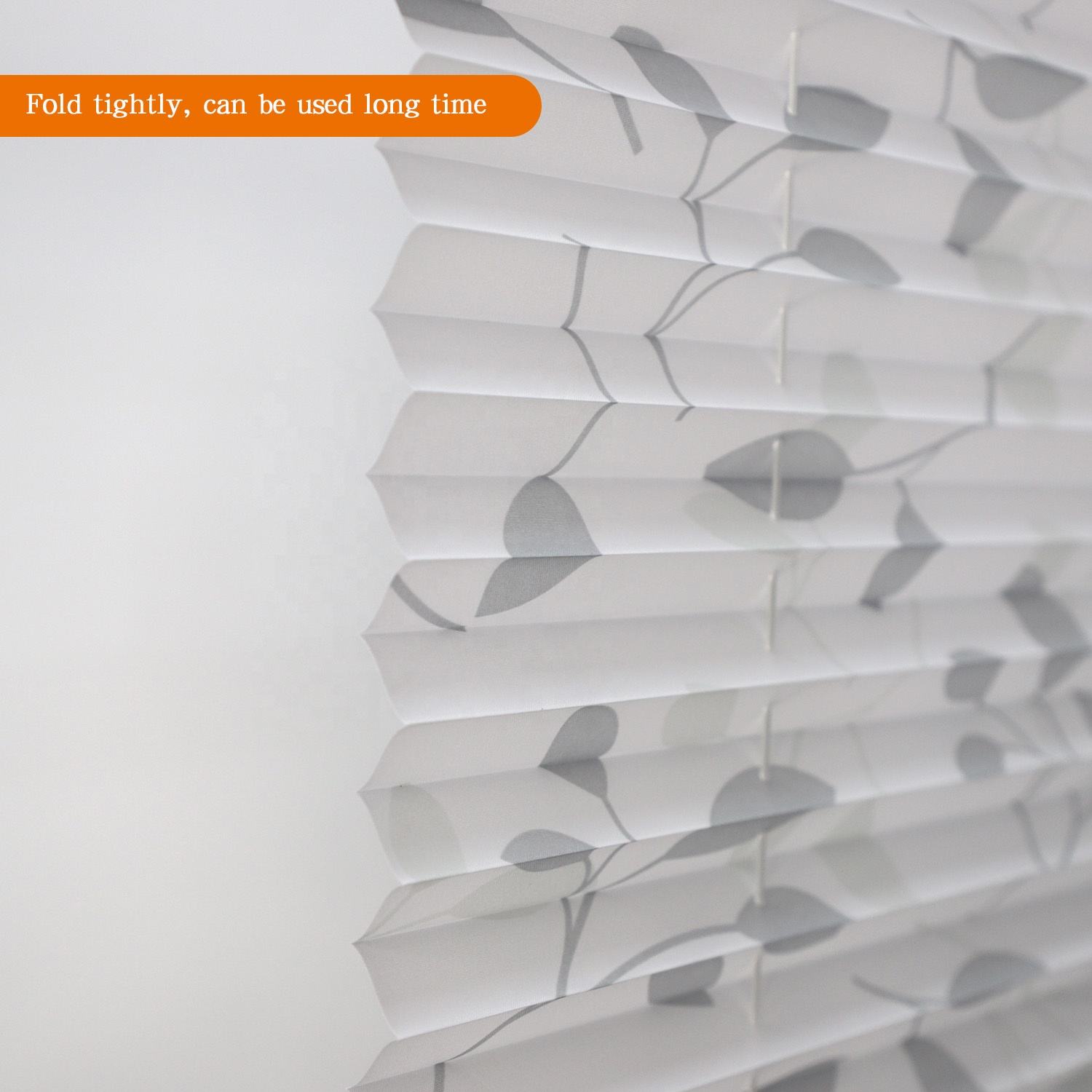 Modern Design Pleated Blinds Easy Fix Sun Shading Fabric for up Down Windows Manufacture Pleated Shade Fabric Window Shades