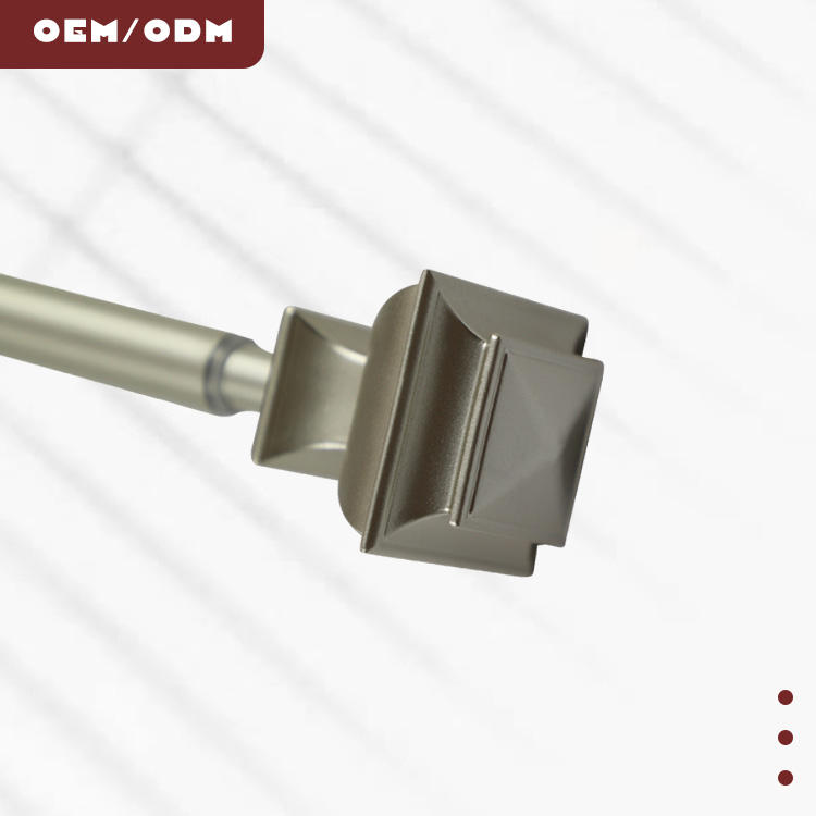 Hot Sale 25mm Metal Window Curtain Rod Finial Modern Styles Decorated Hardware for Window Curtains