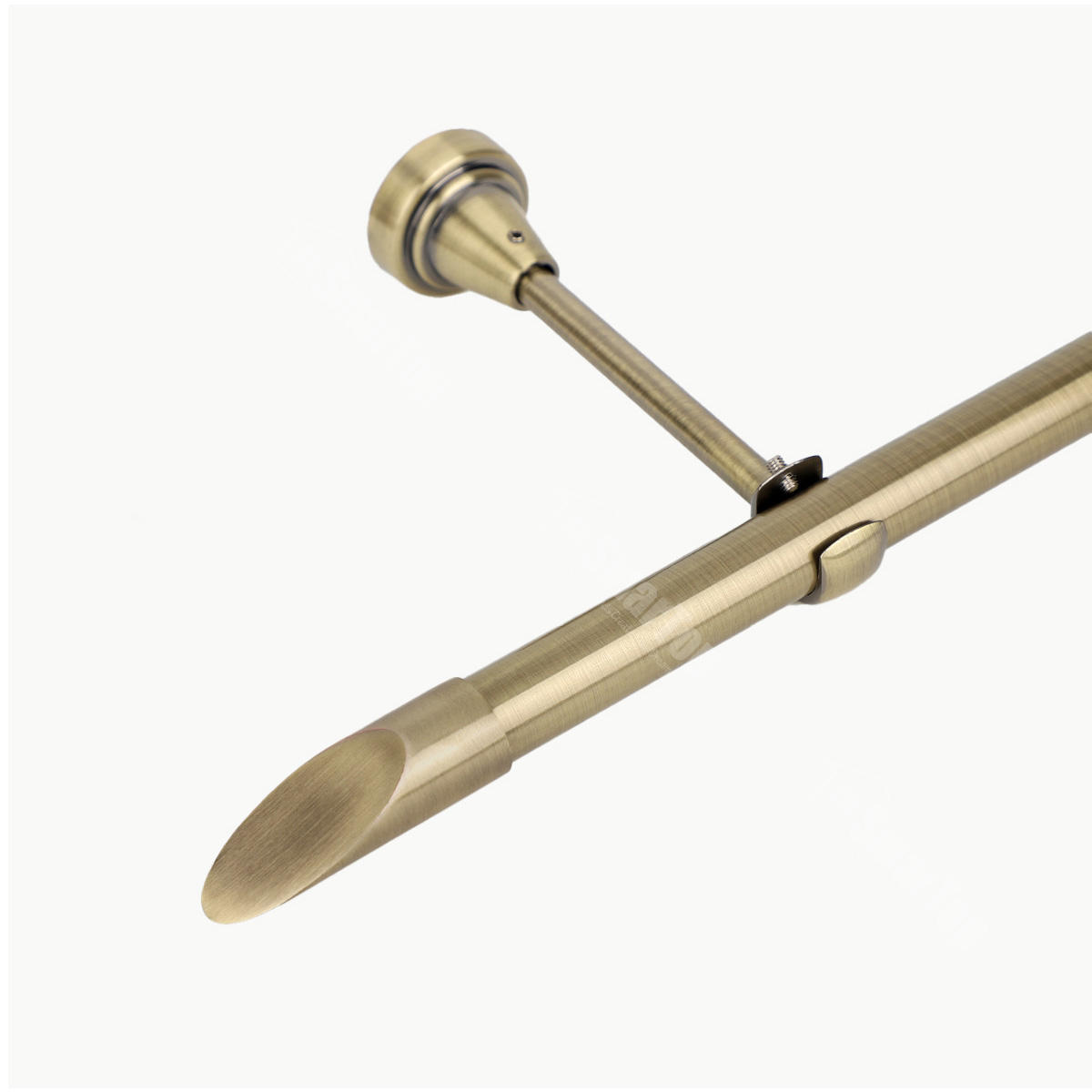 Modern Home Decor Accessory Elegant Curtain Track Set with New Design Extendable Metal Curtain Rods Modern Home Decor Accessory