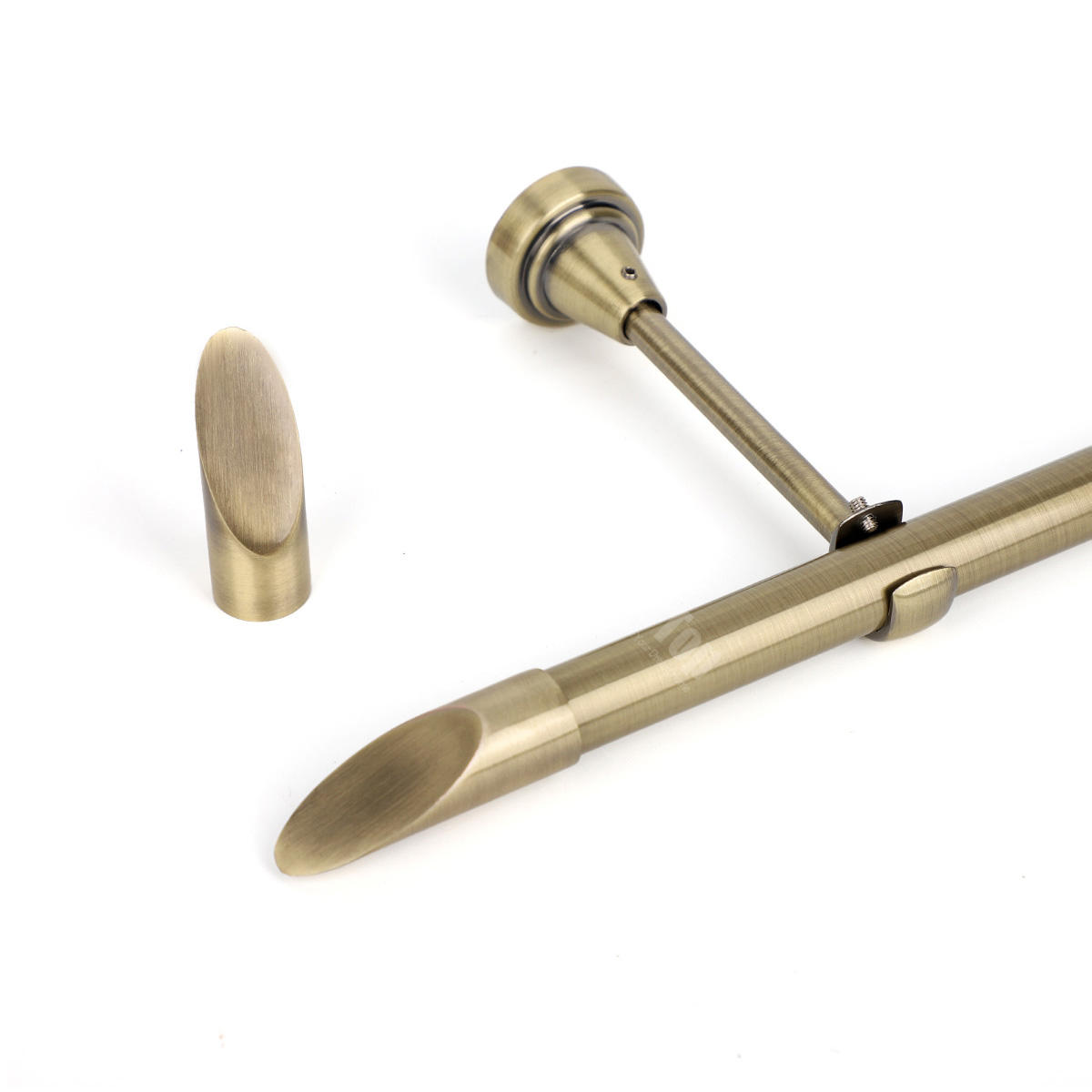 Modern Home Decor Accessory Elegant Curtain Track Set with New Design Extendable Metal Curtain Rods Modern Home Decor Accessory