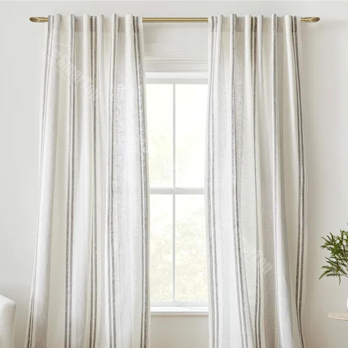 Modern Home Decor Accessory Elegant Curtain Track Set with New Design Extendable Metal Curtain Rods Modern Home Decor Accessory