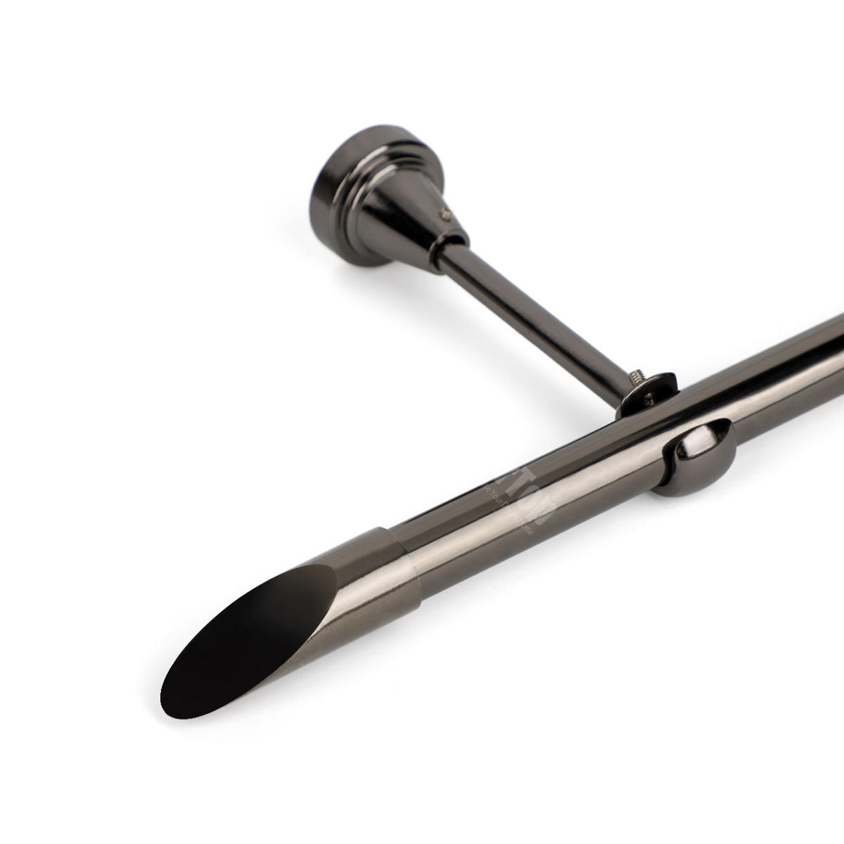 Modern Home Decor Accessory Elegant Curtain Track Set with New Design Extendable Metal Curtain Rods Modern Home Decor Accessory