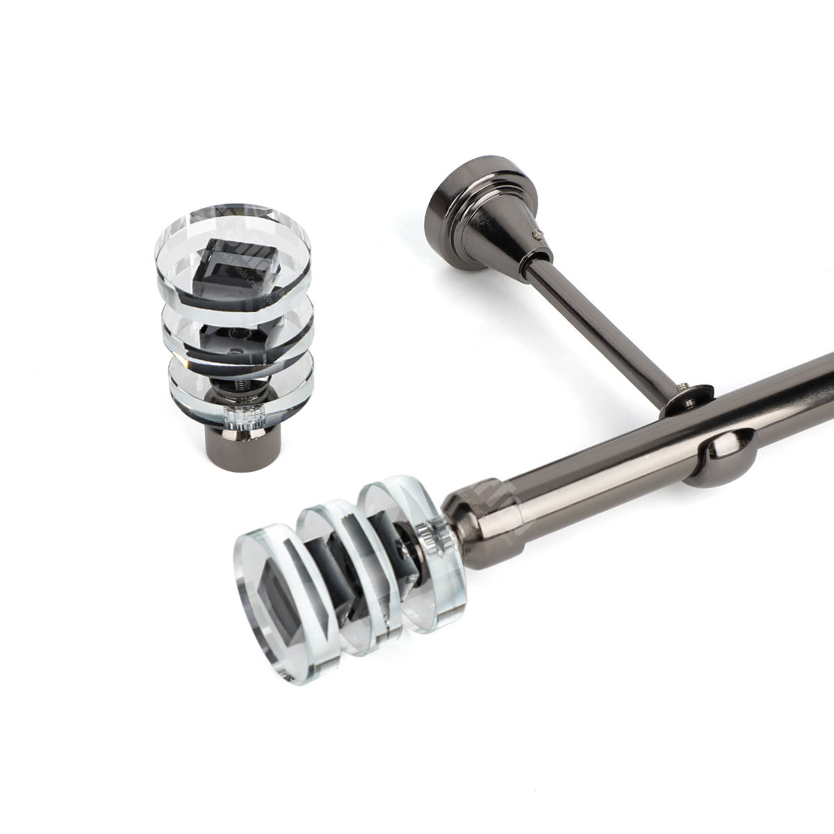 Modern Fancy Metal  Curtain Rod and Pole Eco-Friendly Custom Factory Accessories Premium Quality Tracks & Accessories