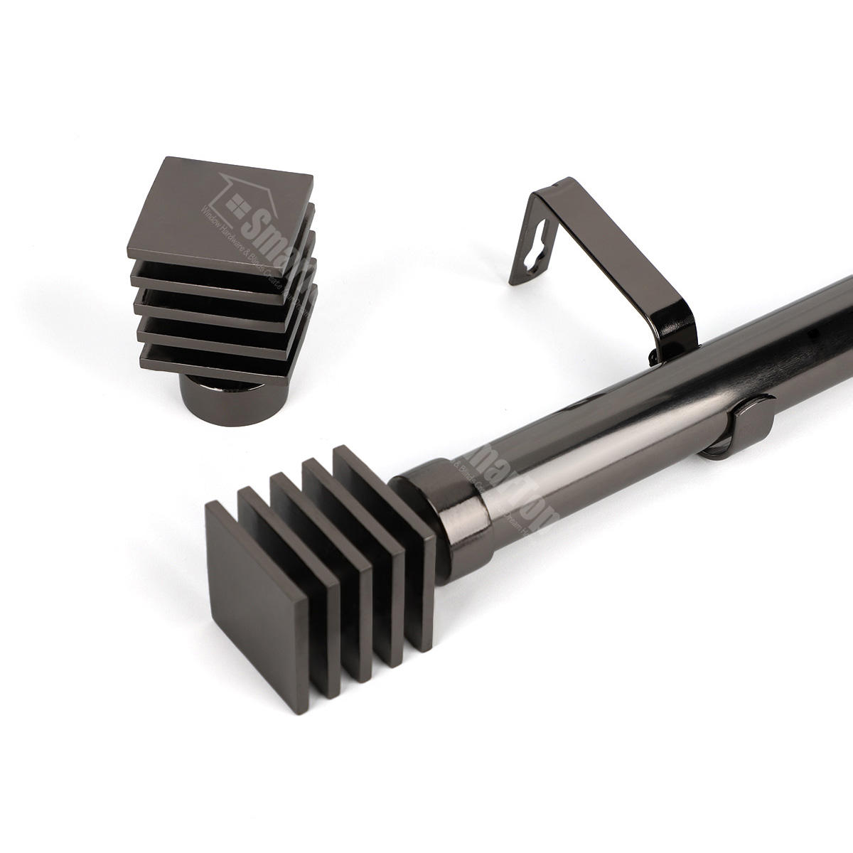 Hot Sale Modern Eco-Friendly Extendable Metal Curtain Rod Decorative Hardware for Window Quality Curtains Poles