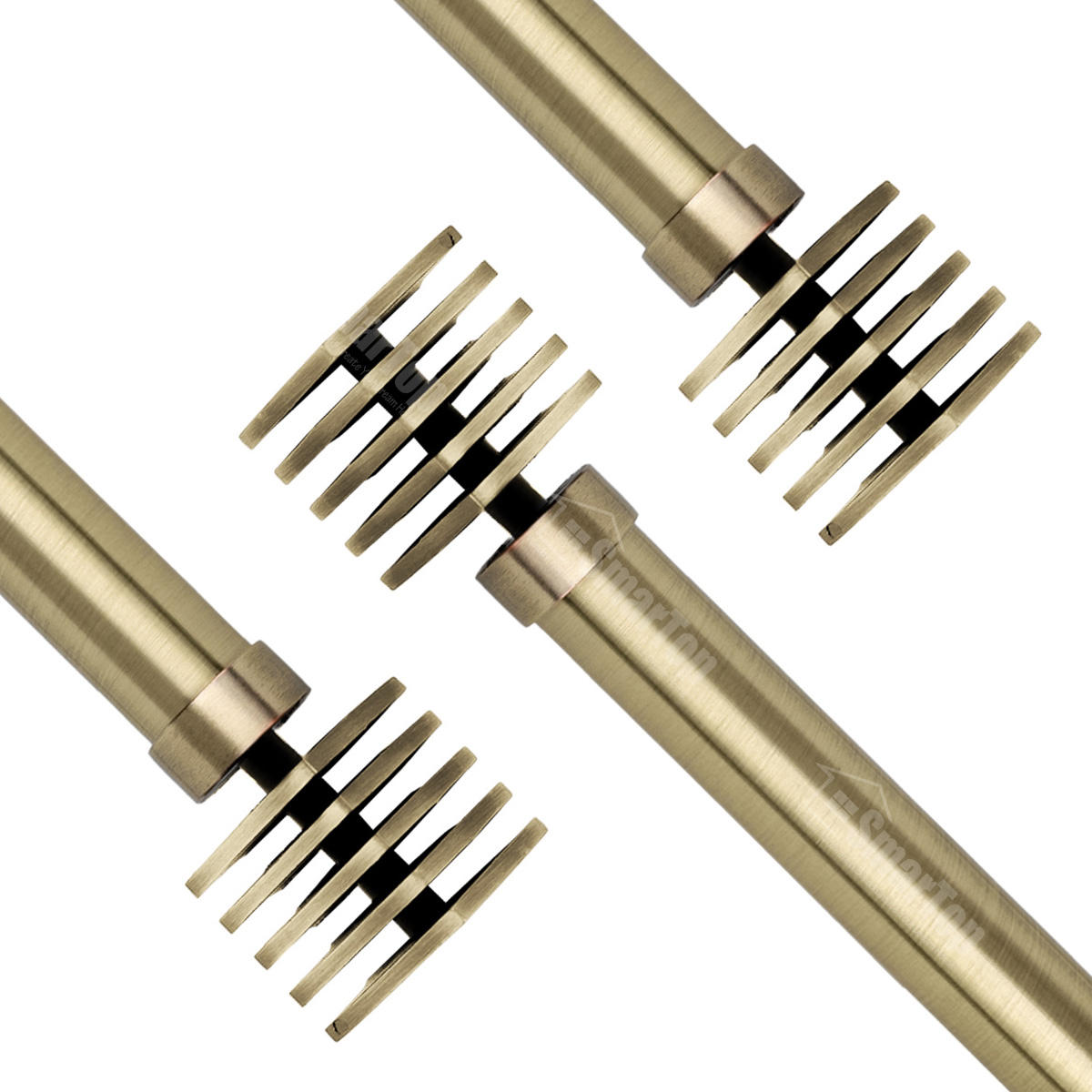 ISO9001 Certified Customized Design Modern Simple High Quality Extendable Metal Curtain Rod Curtain Poles Tracks Accessories