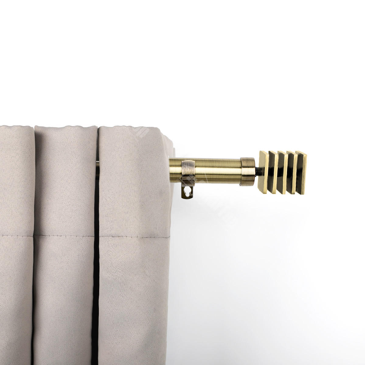 ISO9001 Certified Customized Design Modern Simple High Quality Extendable Metal Curtain Rod Curtain Poles Tracks Accessories