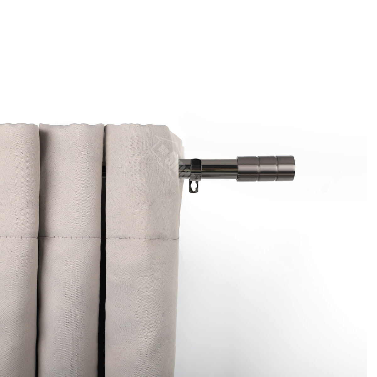 Modern Design Extendable Metal Curtain Rod Pole Sets Factory Direct for Windows Decorative Window Treatments in Living Room