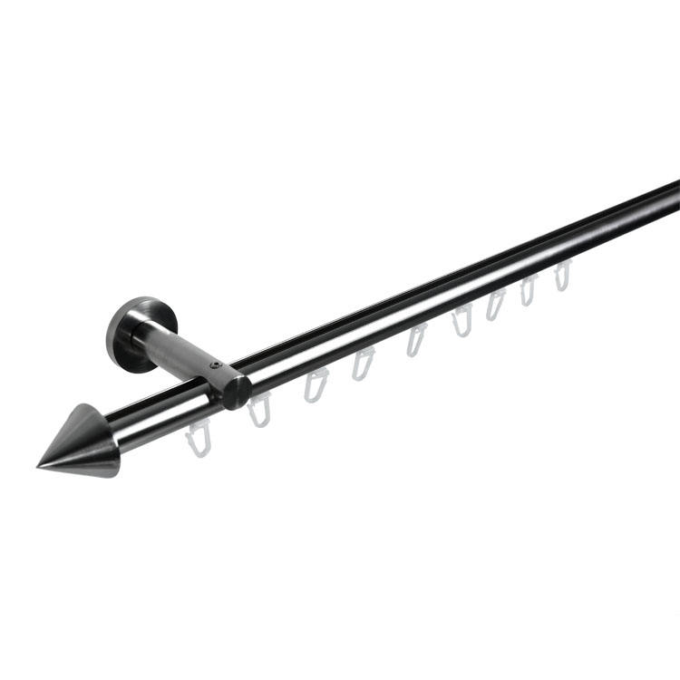 Wholesale Iron Curtain Rods for windows Decoration Cheap Metal Curtain Rod Window Curtain Rod Metal Hardware