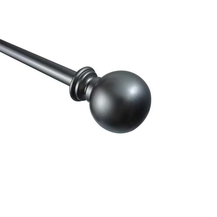 Wholesale Modern Cafe Curtain Rod with Adjustable Metal Accessories Factory Price Modern Curtain Rod