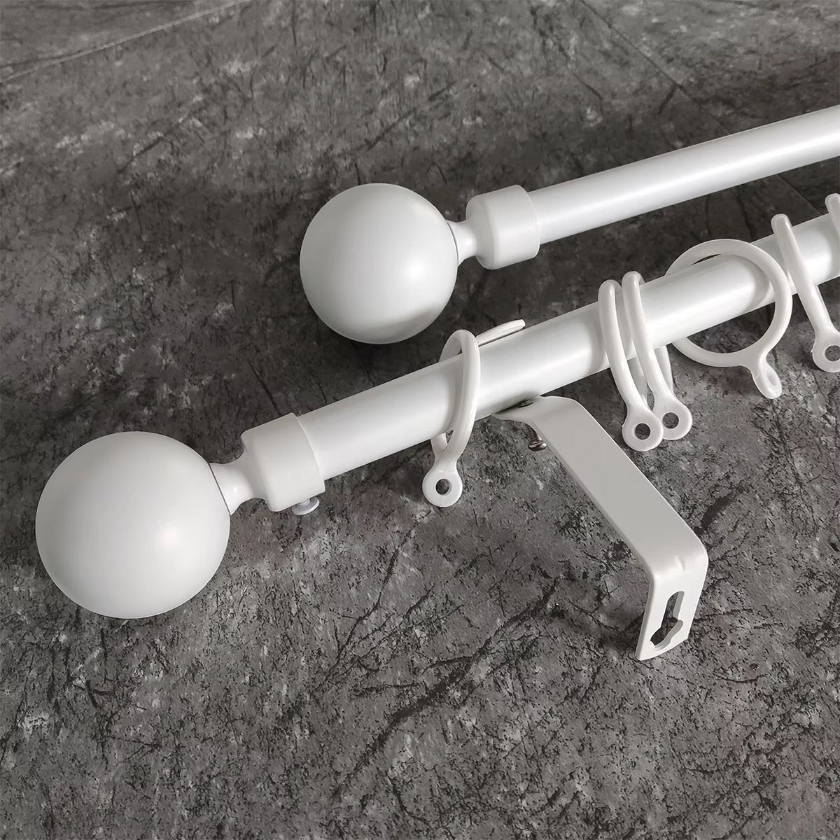 Wholesale Modern Cafe Curtain Rod with Adjustable Metal Accessories Factory Price Modern Curtain Rod