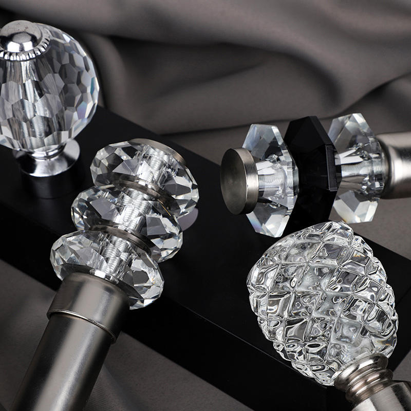 Luxury Eco-friendly Adjustable Extendable Metal Designer Curtain Rod Modern Style Not Rust Aging Premium Quality for Your Home