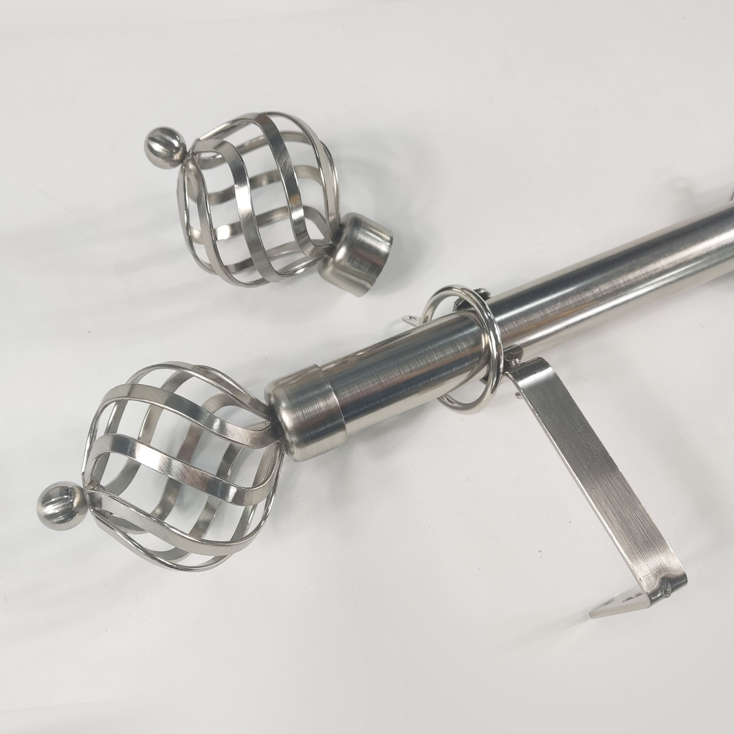 New Arrival Modern Eco-friendly Home Decorative Adjustable Extendable Customizable Length Curtain Rod Accessories Set Aluminum