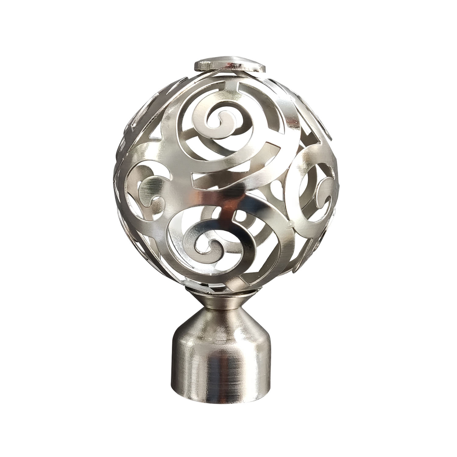 Factory Price Modern Metal Aluminum Alloy Eco-friendly Home Decoration Curtain Rod Set with Customized Length