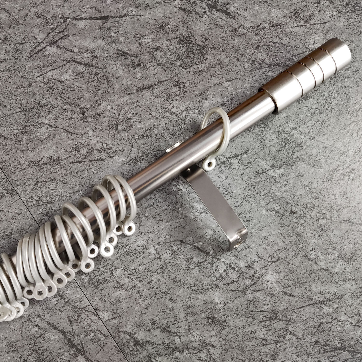 Hot Selling Simple and Modern Adjustable Extendable Stainless Steel Shower Bathroom Curtain Rod