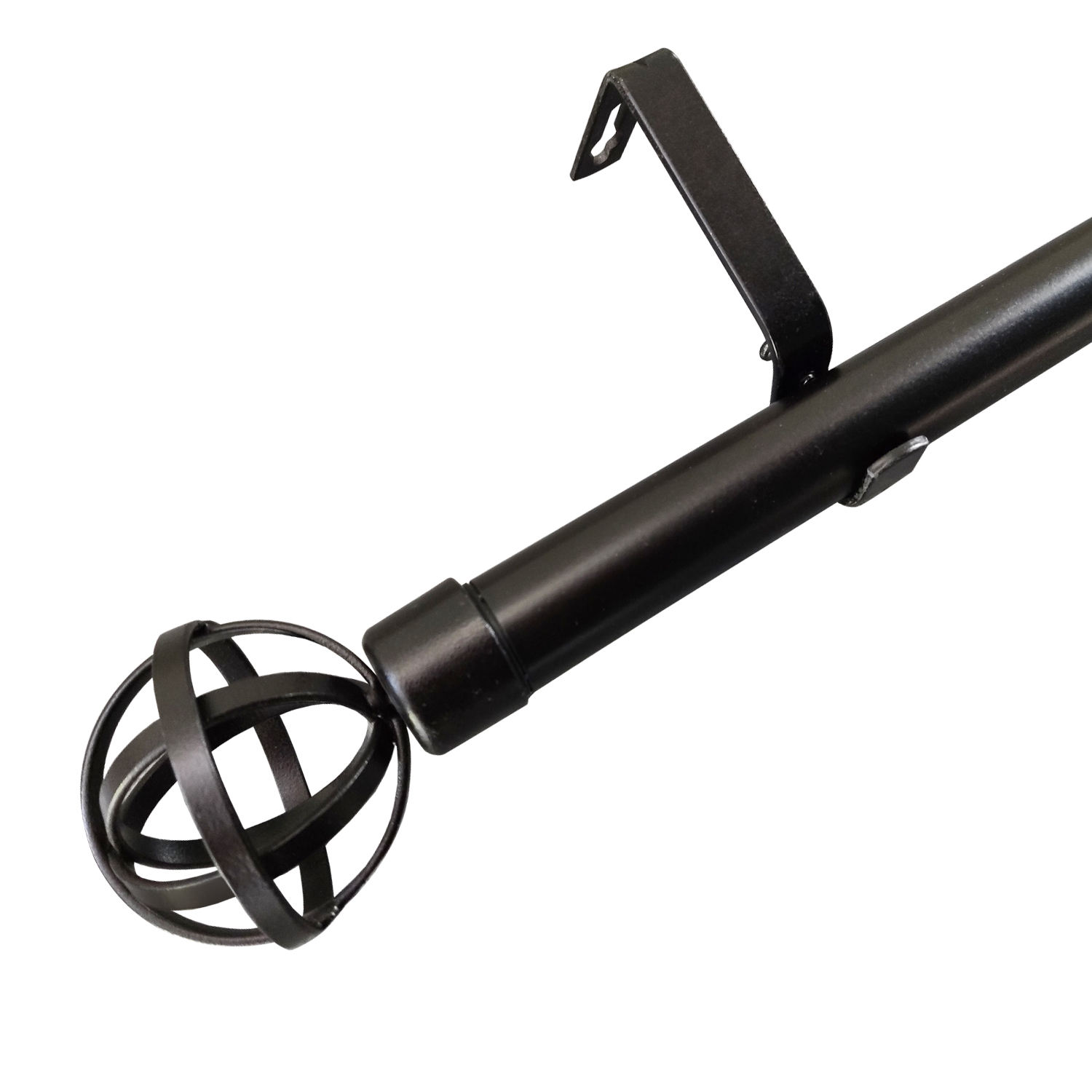 Factory Direct Supplier Extendable Single Double Curtain Rod Set Adjustable Curtain Rods