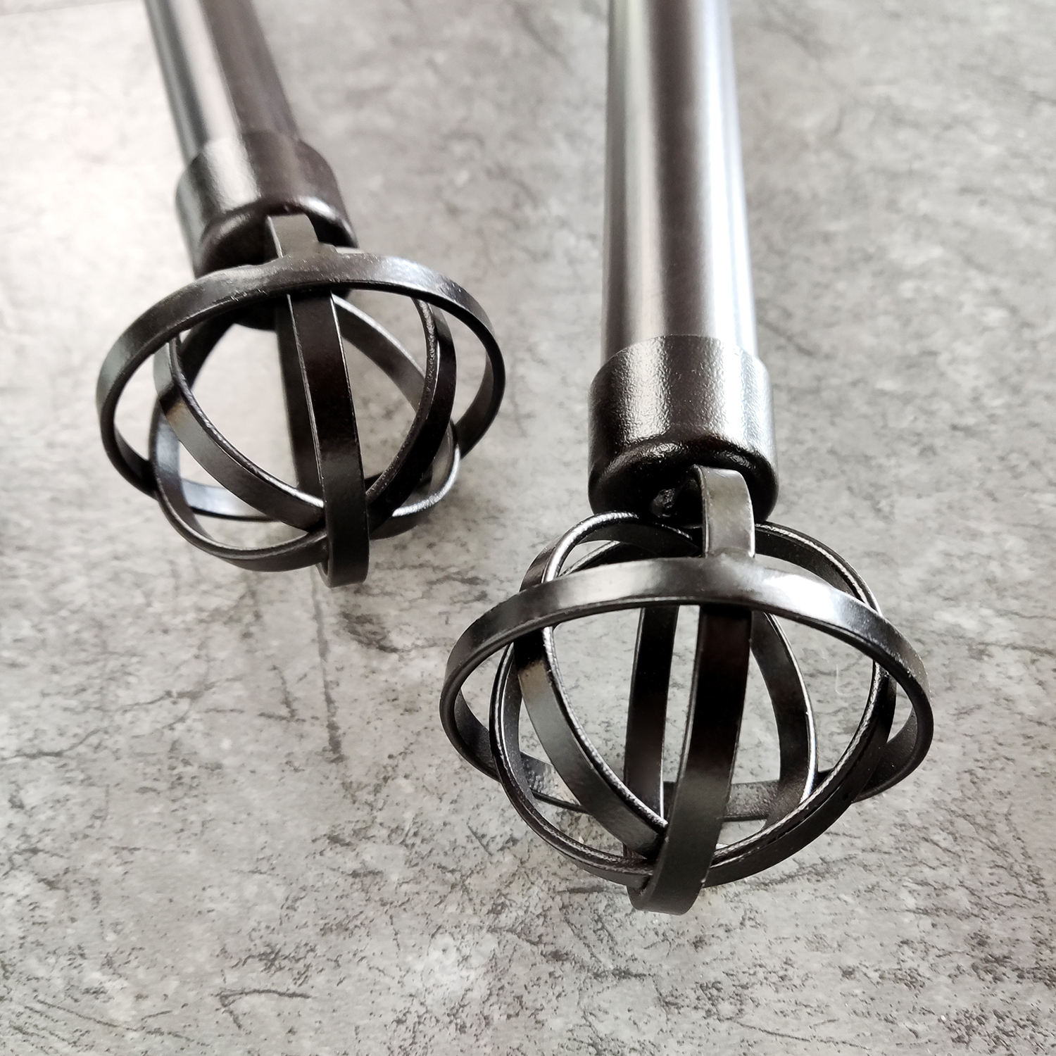 Factory Direct Supplier Extendable Single Double Curtain Rod Set Adjustable Curtain Rods